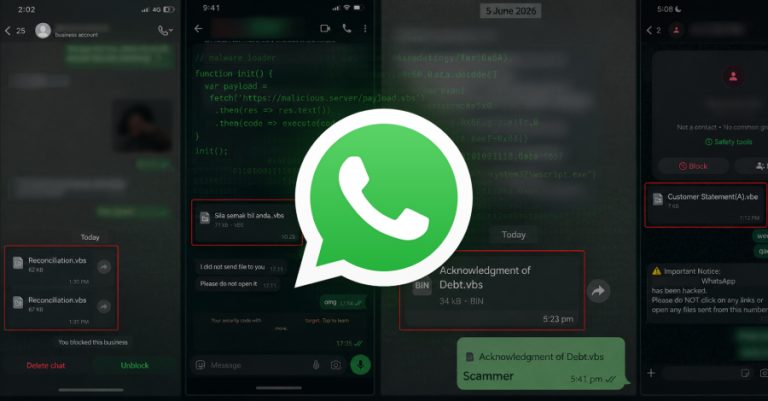WhatsApp VBScript кампања користи лажни документи за инсталирање на ManageEngine RMM алатка