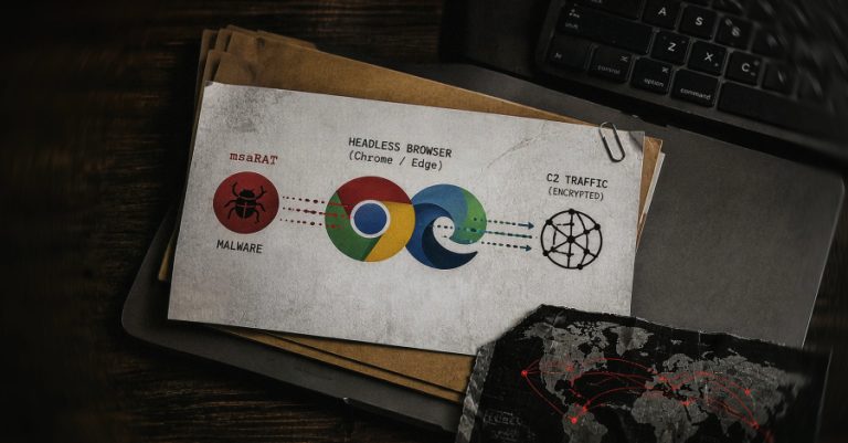 Chaos ransomware користи msaRAT за насочување на C2-сообраќајот преку Headless Chrome и Edge