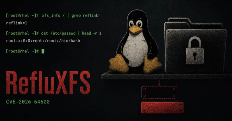 Девет години стара ранливост во RefluXFS на Linux им овозможува на локални корисници да добијат root пристап на стандардни RHEL инсталации