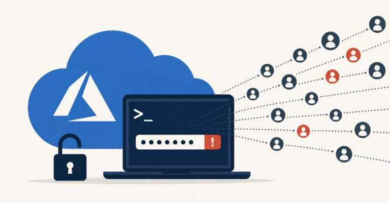 Password spray напад преку Azure CLI погоди најмалку 78 Microsoft сметки во повеќе од 81 милион обиди