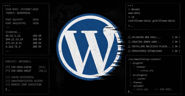 Експлоатацијата на WordPress ранливоста „wp2shell“ се засилува по објавувањето на јавен exploit
