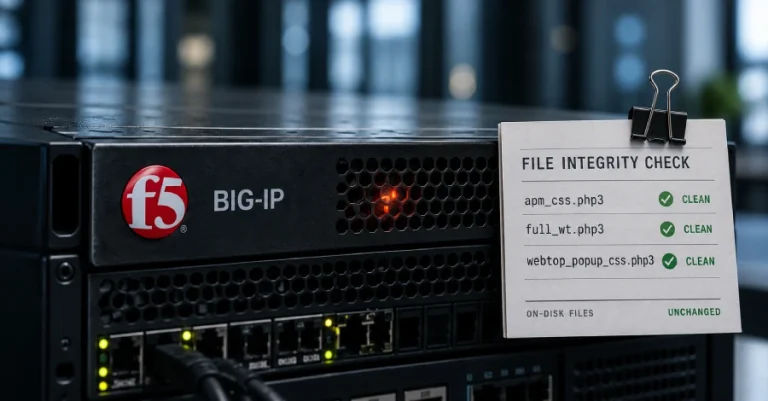 F5 BIG-IP APM малициозен софтвер инјектира PHP веб-шел во меморијата, избегнувајќи скенирање на дискот