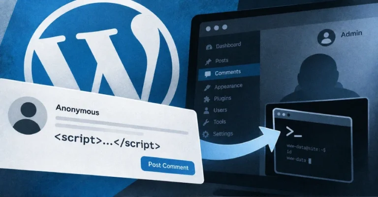 WordPress Comment2Shell пропуст може да претвори XSS преку анонимен коментар во RCE преку администраторска сесија
