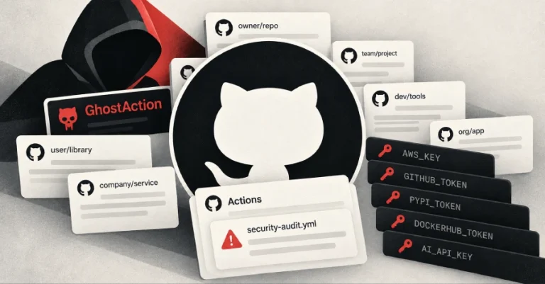 GhostAction компромитира околу 1.900 GitHub сметки и таргетира повеќе од 30.000 складишта со код
